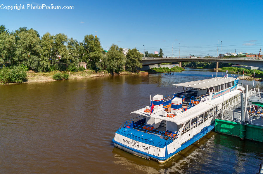 Boat, Watercraft, Canal, Outdoors, River, Water, Cruise Ship