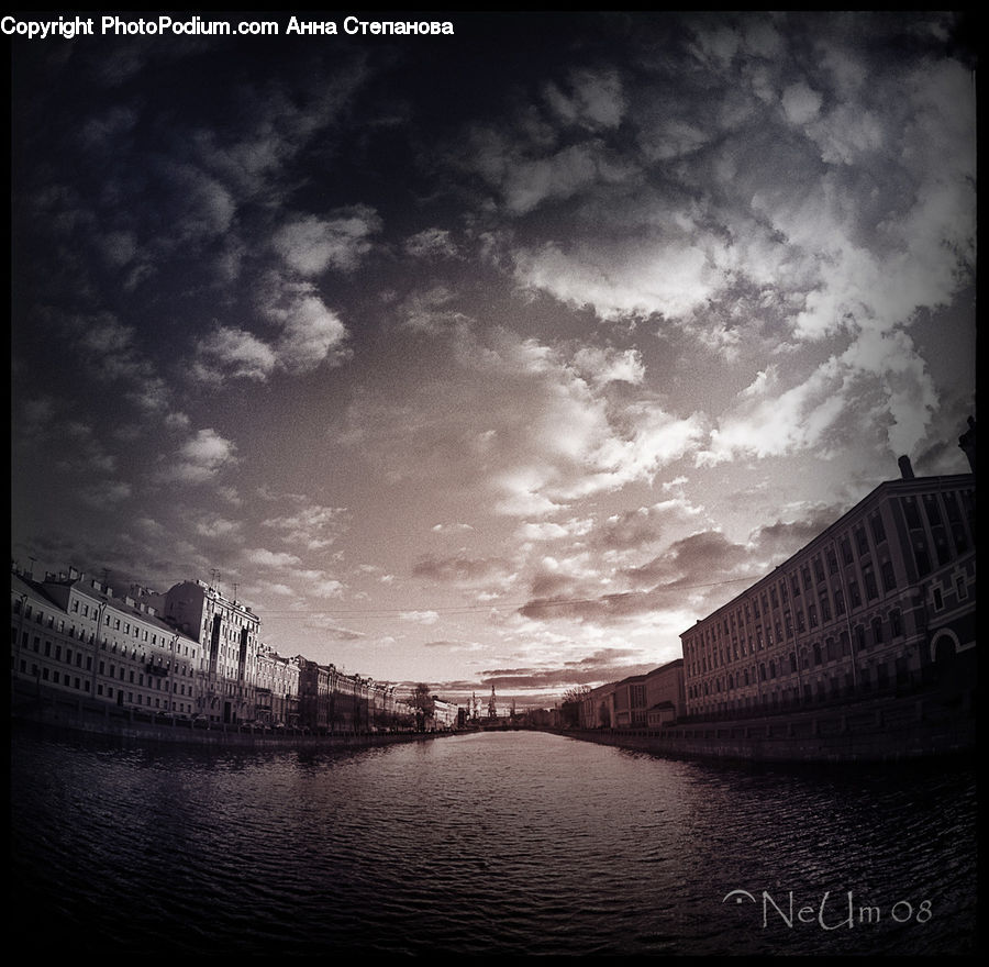 Outdoors, River, Water, Canal, Waterfront, City, Downtown