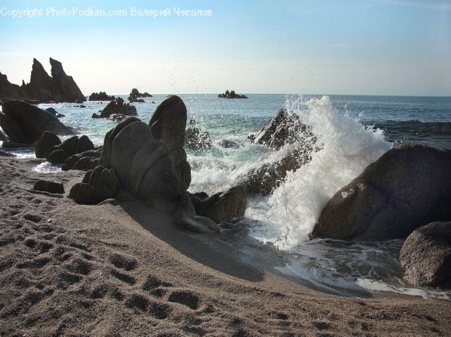 Beach, Coast, Outdoors, Sea, Water, Sea Waves, Ocean