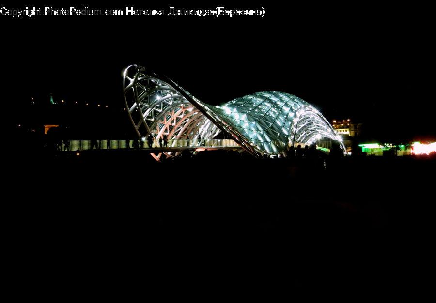 Arena, Architecture, Observatory, Planetarium, City, Downtown, Urban