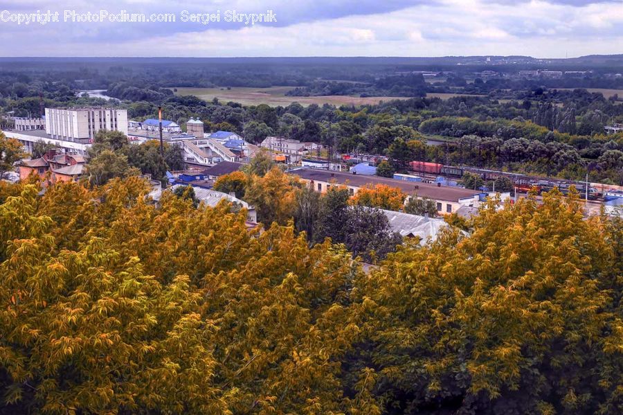 Architecture, Housing, Monastery, Building, Downtown, Town, Train