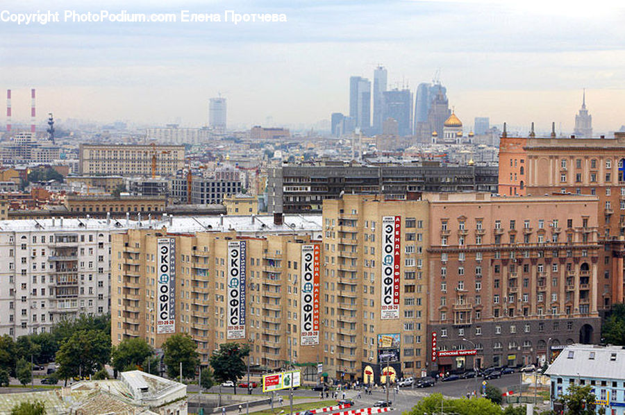 Building, City, High Rise, Downtown, Metropolis, Urban, Apartment Building