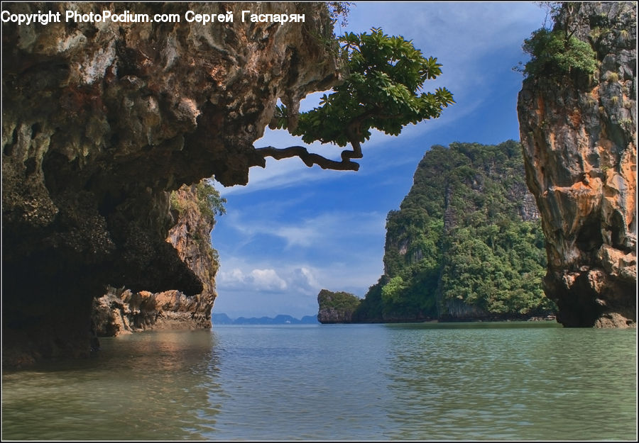 Coast, Cove, Outdoors, Sea, Water, Cliff, Nature