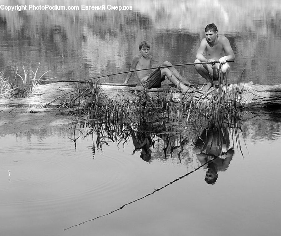 People, Person, Human, Grass, Plant, Reed, Pool