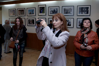 Открытие Международной передвижной фотовыставкы "Благословенный путь" в Ереване.