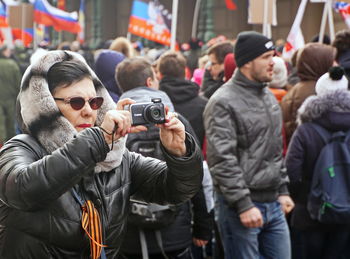 Митинг "Антимайдан" в Москве 21 февраля 2015г