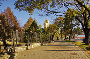 На улицах Кисловодска.