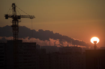 Москва, февральское утро 2017 года.