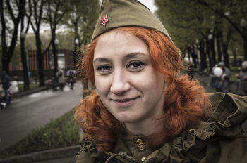 День Победы в ЦПКО в Москве 9 Мая