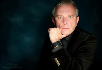 Man in black