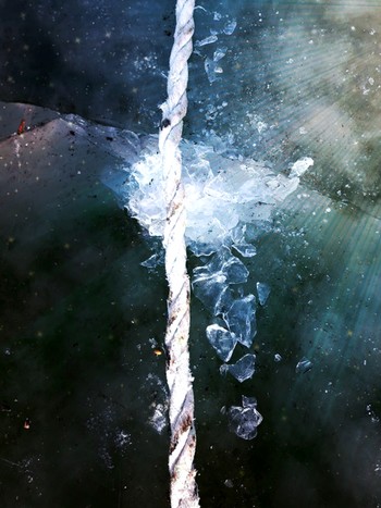 In life, each and every one of us in his own way, we are holding on to an imaginary rope ... in this way we can always find the light 