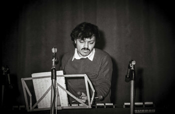 "На джазовых концертах". Сергей Чернышев. 1984 г. Волгоград. Архив.