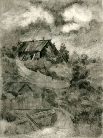Гравюра. Пейзаж