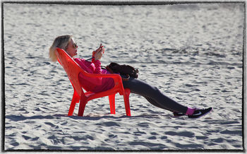 Beach in winter