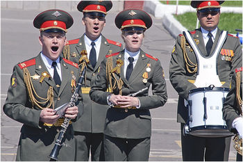 солисты военного оркестра