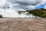 Mikhail & Ella Kusayev : Grand Prismatic Spring. Yellowstone National Park 