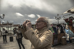 Игорь  Олегович Кравченко : Апрель в Венеции. Сильный ветер на набережной Словенцев. 