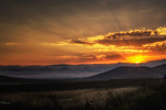 Nerses Matinyan : SUNSET IN THE MOUNTAINS OF ARMENIA 