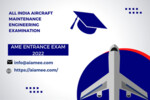 All India Aircraft Maintenance Engineering Examination : AME Entrance Exam 2022 | AME Entrance Exam Syllabus 