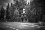Сергей Охотский : На перекрестке дорог... Кладбищенская часовня. Боровичский р-н. Пленка. 2021 г. 