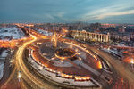 Сергей Лукс : Вечерний Петербург. Площадь Победы 