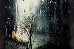 Arthur Kaminskiy : Autumn rainy graphic arts 