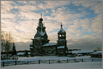 Галина Платова : Кимжа. Одигитриевская церковь 1709г. 